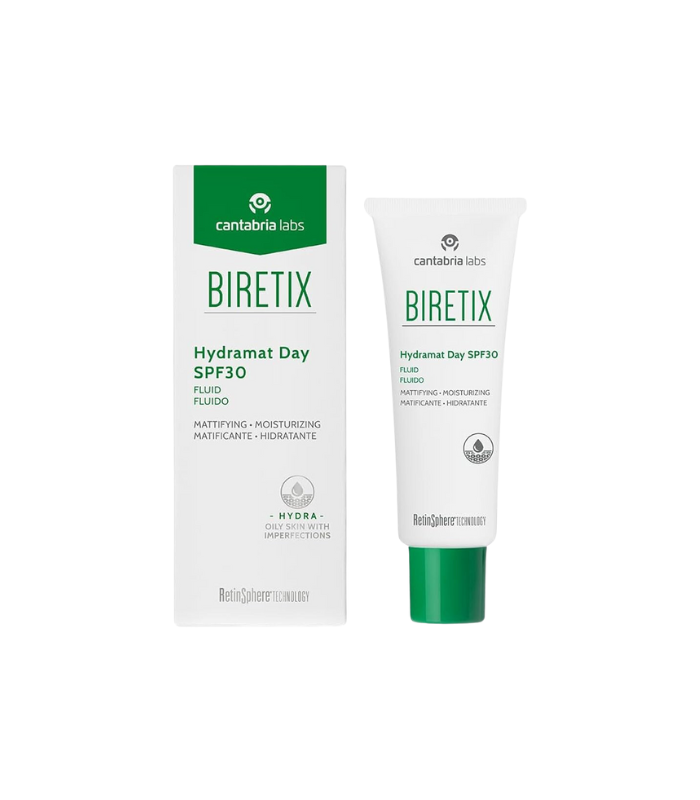 BIRETIX HYDRAMAT DAY SPF 30 FLUIDO MATIFICANTE HIDRATANTE 1 ENVASE 50 ML