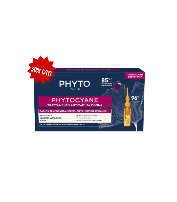 PHYTO PACK PHYTOCYANE TTO ANTICAIDA REACCIONAL+CHAMPU REGALO