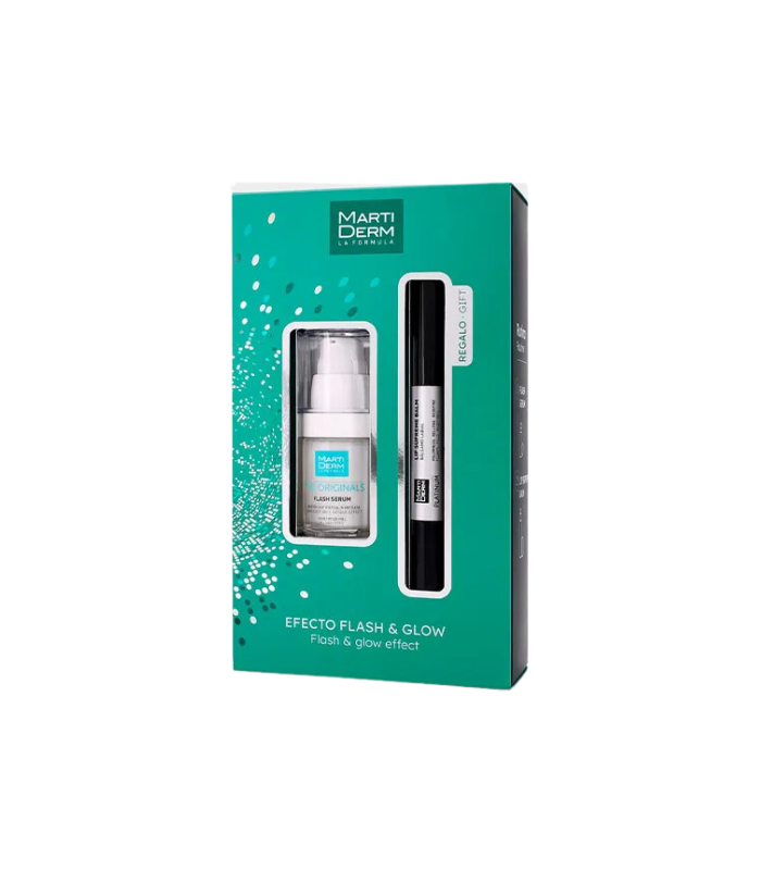 MARTIDERM PACK EFECTO FLASH & GLOW SERUM FLASH + REGALO