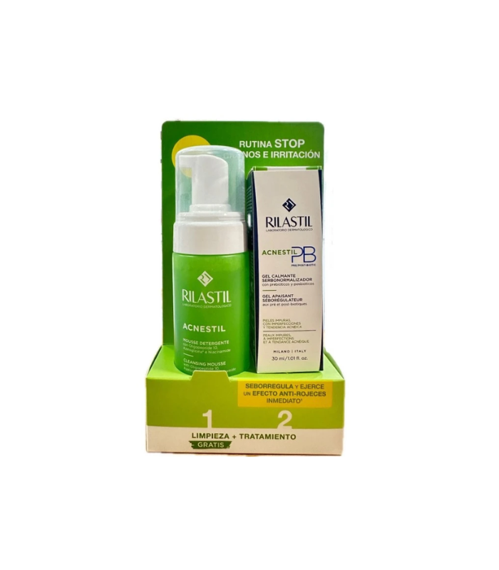 RILASTIL PACK ACNESTIL PB GEL CALMANTE + MOUSSE DETERGENTE