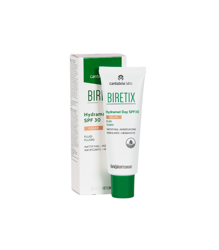 BIRETIX HYDRAMAT DAY SPF 30 FLUIDO CON COLOR 1 ENVASE 50 ML