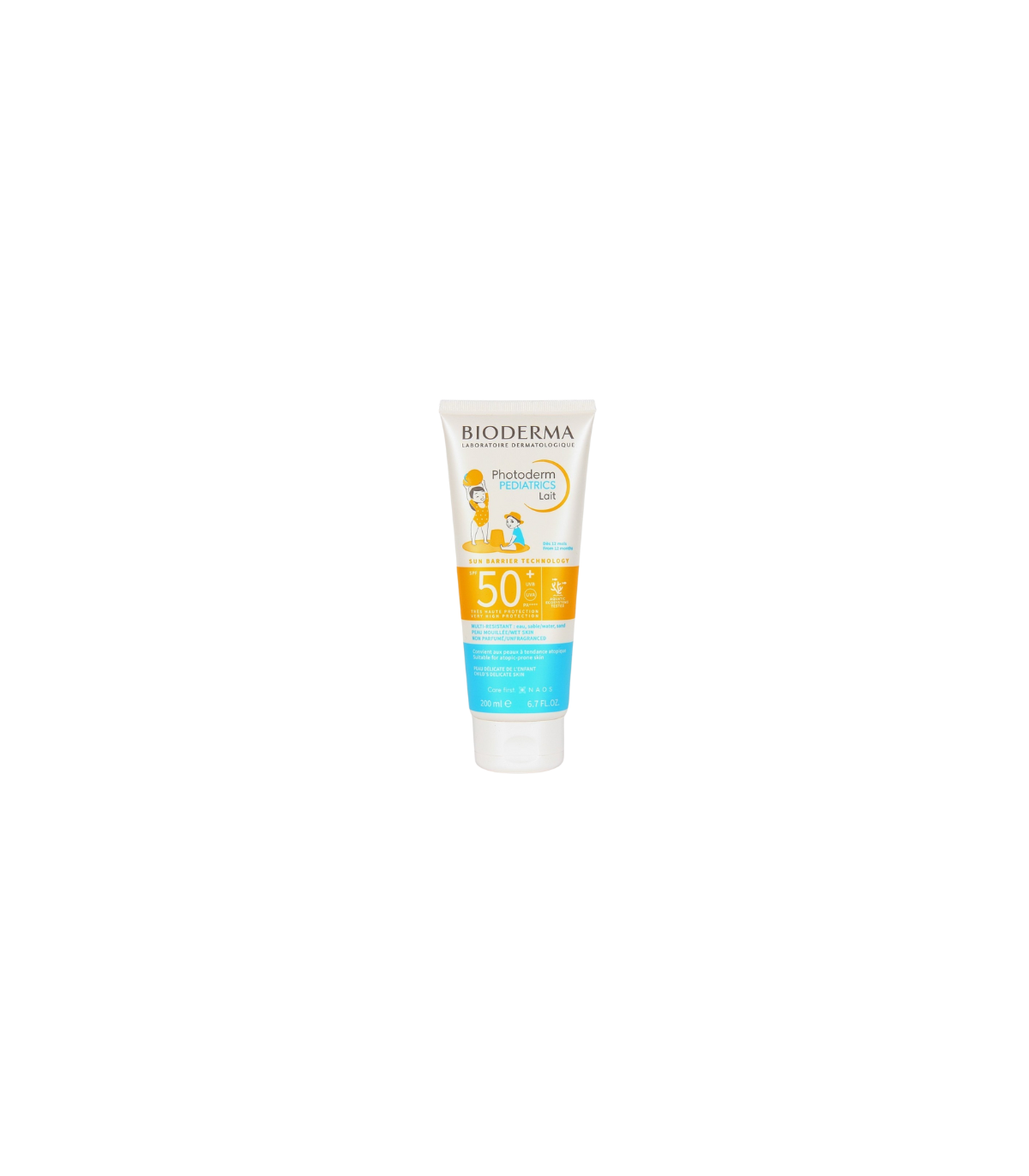 PHOTODERM PEDIATRICS LAIT SPF 50+ BIODERMA 1 TUBO 200 ML