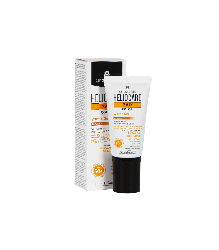 HELIOCARE 360 COLOR WATER GEL PROTECTOR SOLAR SPF 50+ 1 ENVASE 50 ML COLOR BRONZE