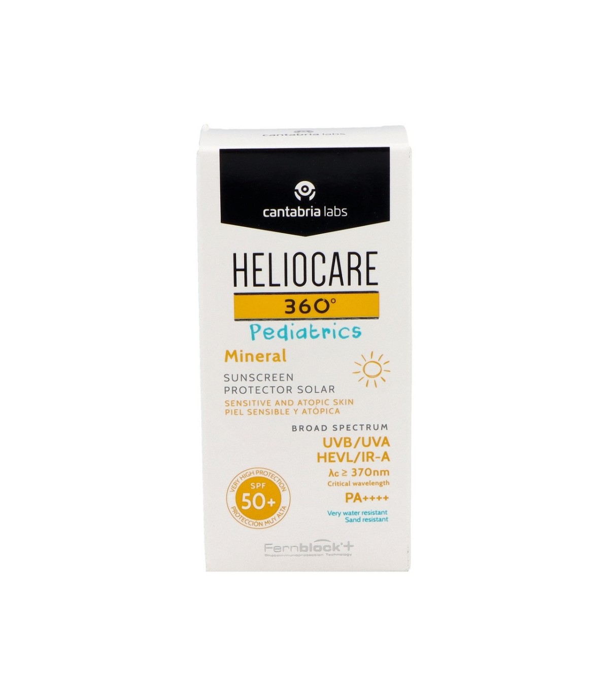 HELIOCARE 360 SPF 50+ PEDIATRICS MINERAL PROTECTOR SOLAR PIEL SENSIBLE Y ATOPICA 1 ENVASE 50 ML