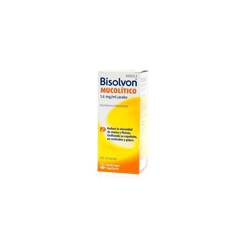 BISOLVON MUCOLITICO 1,6 mg/ml JARABE 1 FRASCO 200 ml