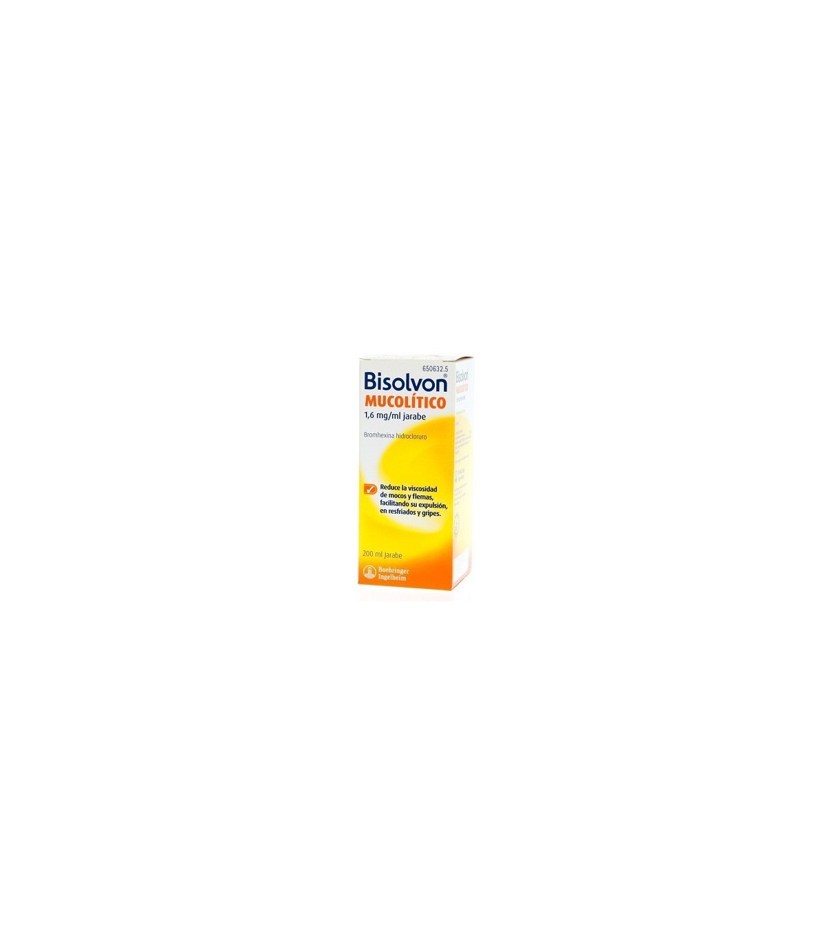 BISOLVON MUCOLITICO 1,6 mg/ml JARABE 1 FRASCO 200 ml