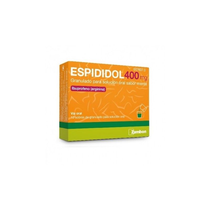 ESPIDIDOL 400 mg 20 SOBRES GRANULADO PARA SOLUCION ORAL (SABOR MENTA)