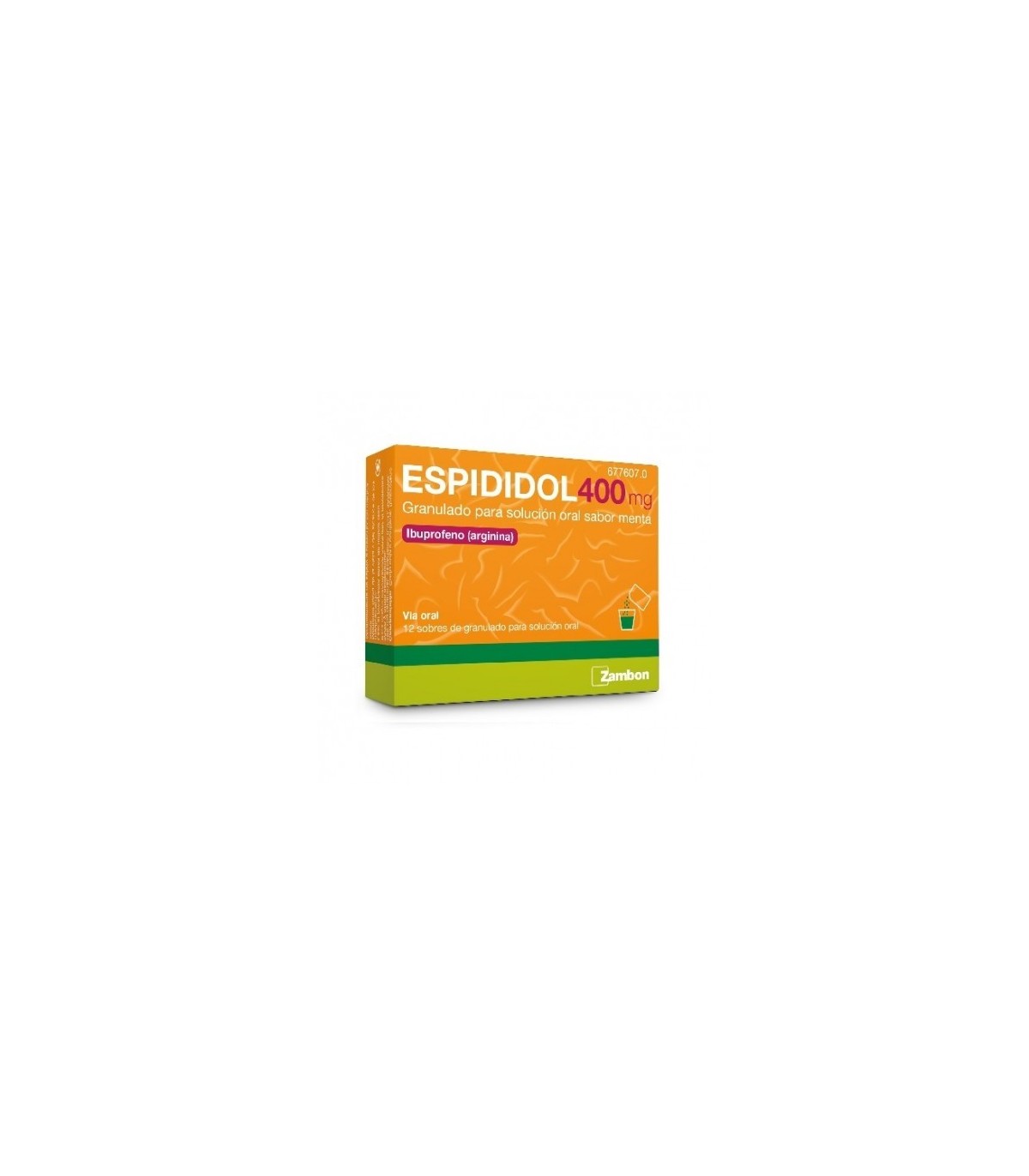 ESPIDIDOL 400 mg 20 SOBRES GRANULADO PARA SOLUCION ORAL (SABOR MENTA)
