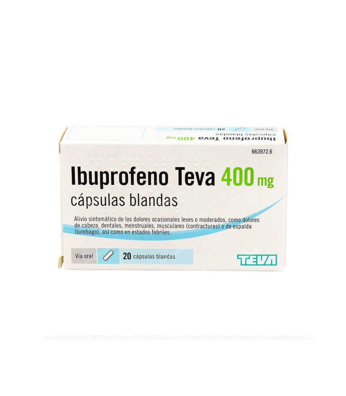 IBUPROFENO TEVA 400 mg 20 CAPSULAS BLANDAS