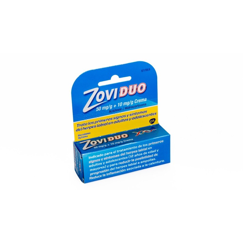 ZOVIDUO 50 mg/g + 10 mg/g CREMA 1 TUBO 2 g