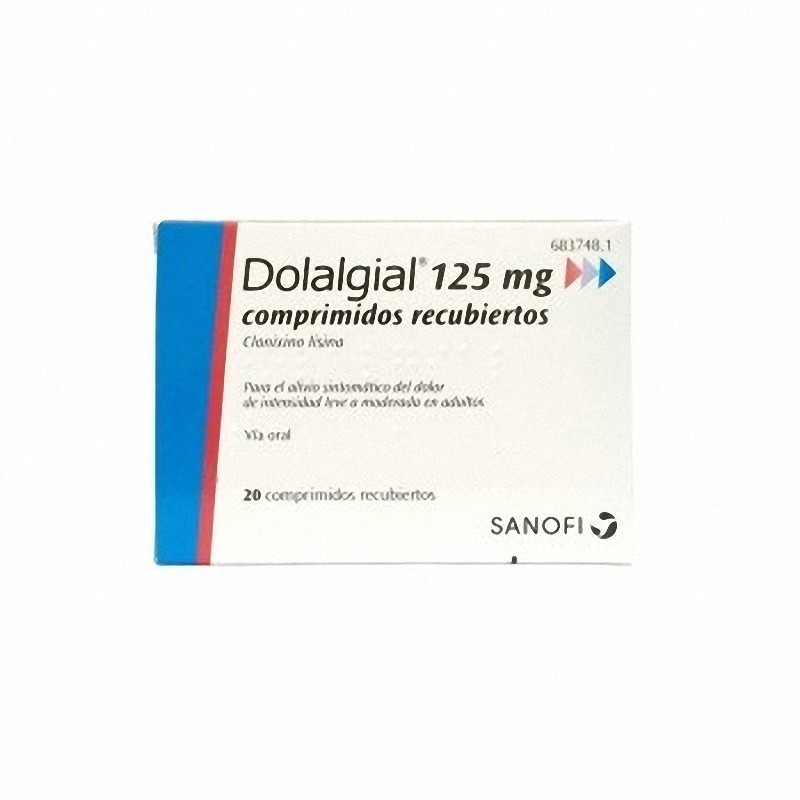 DOLALGIAL CLONIXINO LISINA 125 MG 20 COMPRIMIDOS RECUBIERTOS