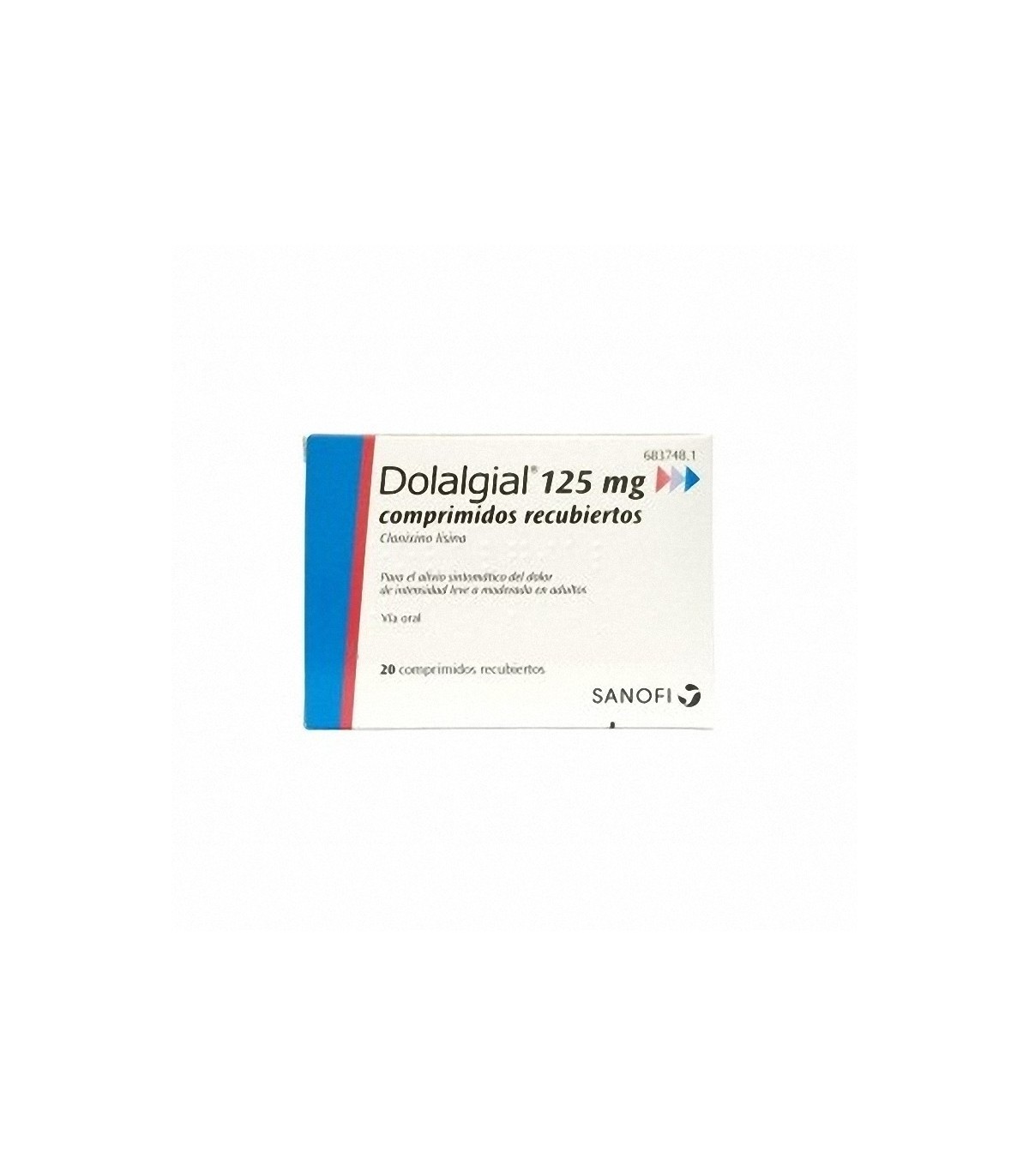 DOLALGIAL CLONIXINO LISINA 125 MG 20 COMPRIMIDOS RECUBIERTOS