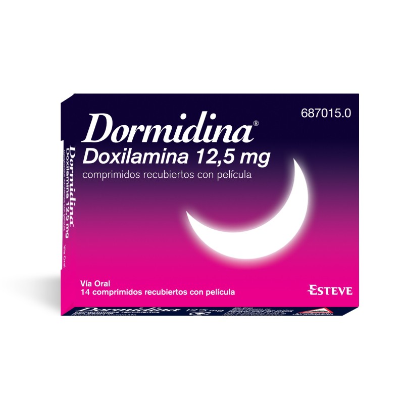 DORMIDINA 12,5 mg 14 COMPRIMIDOS RECUBIERTOS