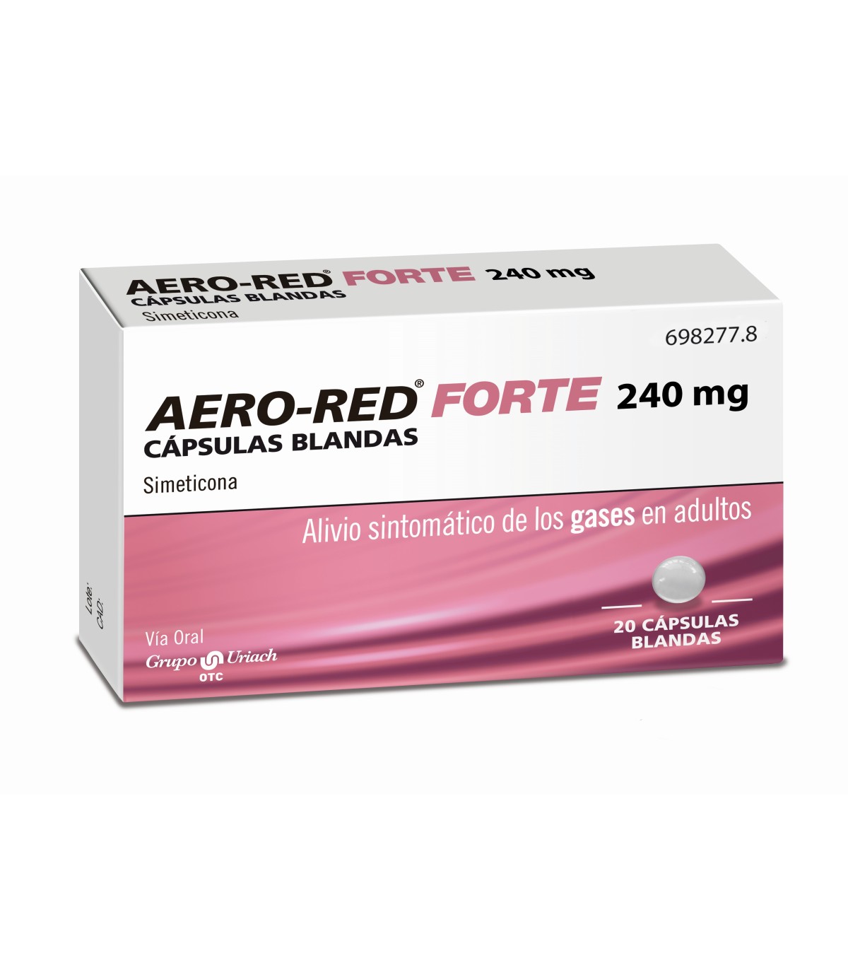 AERO RED FORTE 240 MG 20 CAPSULAS BLANDAS