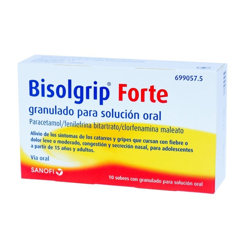 BISOLGRIP FORTE 10 SOBRES GRANULADO PARA SOLUCION ORAL