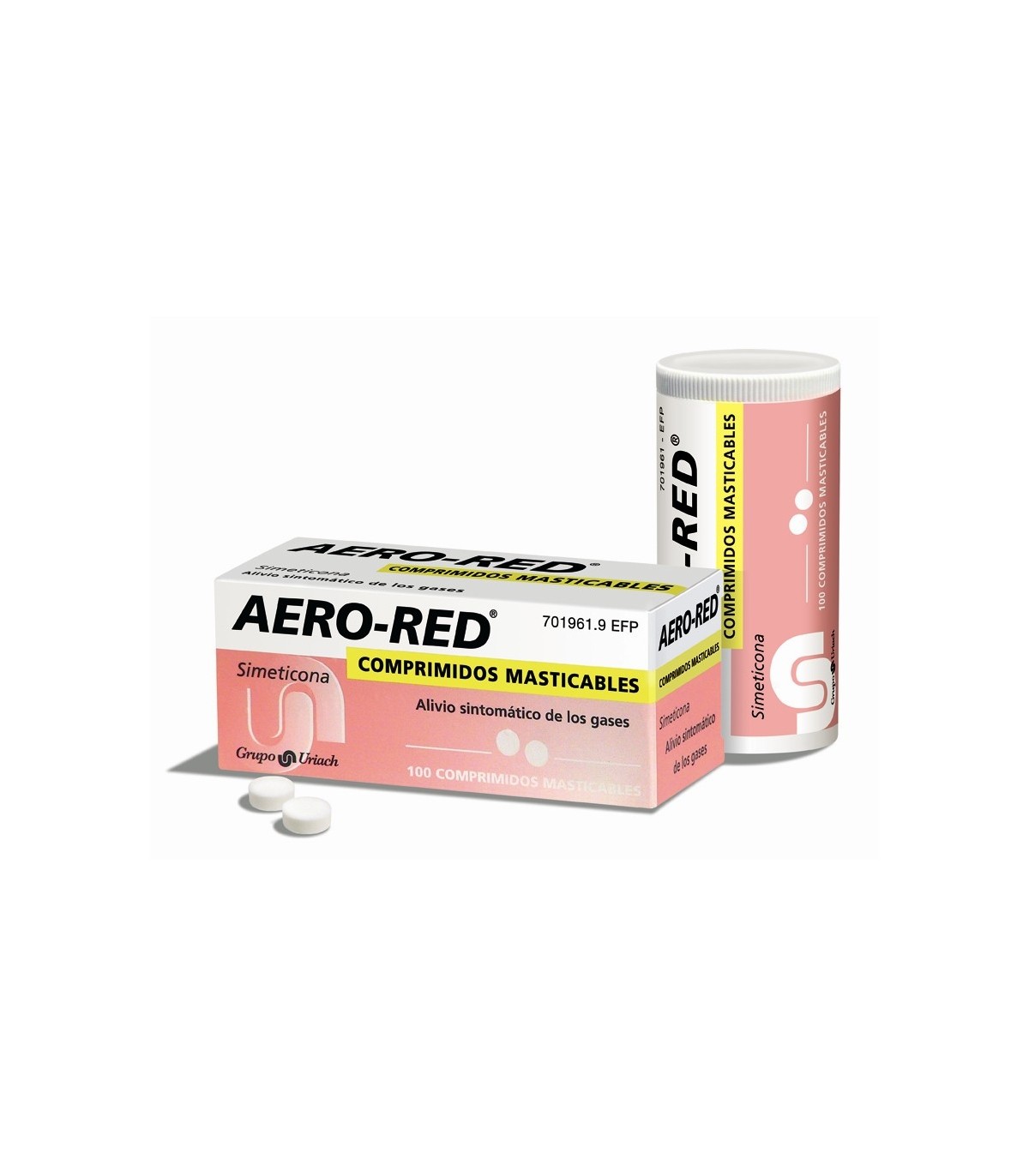 AERO RED 40 MG 100 COMPRIMIDOS MASTICABLES