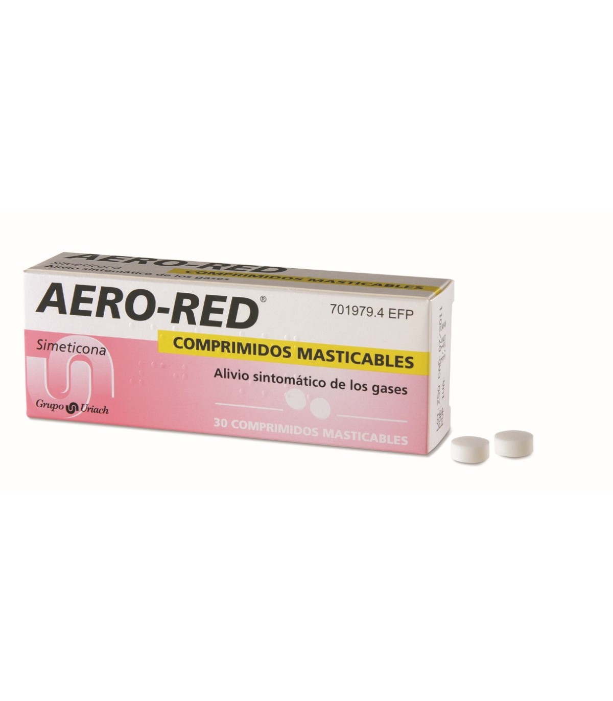 AERO RED 40 MG 30 COMPRIMIDOS MASTICABLES