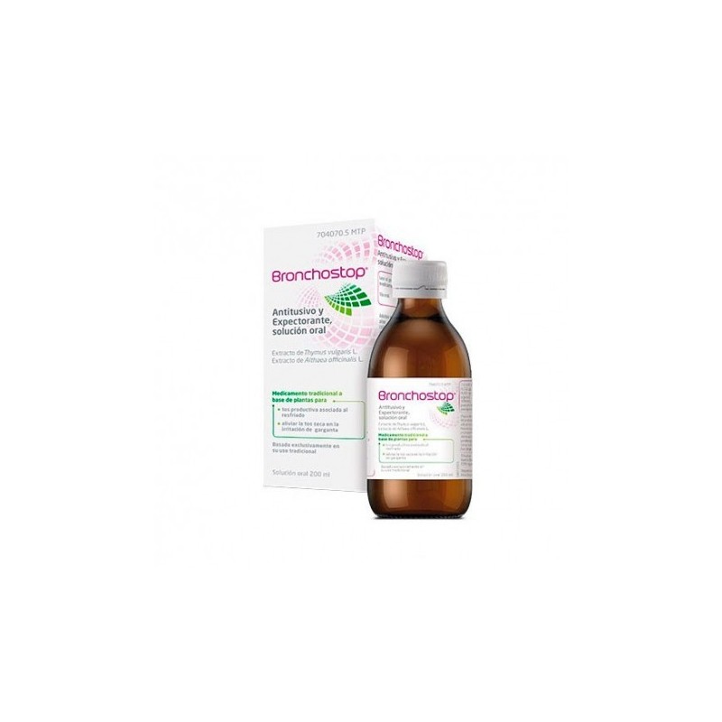 BRONCHOSTOP ANTITUSIVO Y EXPECTORANTE SOLUCION ORAL 1 FRASCO 200 ml