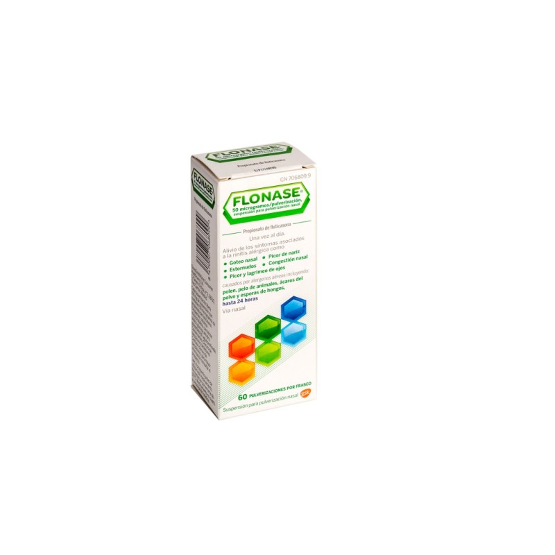 RHINOVIN ALERGIA 50 microgramos/PULVERIZACION SUSPENSION PARA PULVERIZACION NASAL 60 PULVERIZACIONES