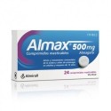 ALMAX 500 MG 24 COMPRIMIDOS MASTICABLES