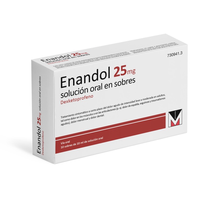 ENANDOL 25 mg 10 SOBRES SOLUCION ORAL 10 ml