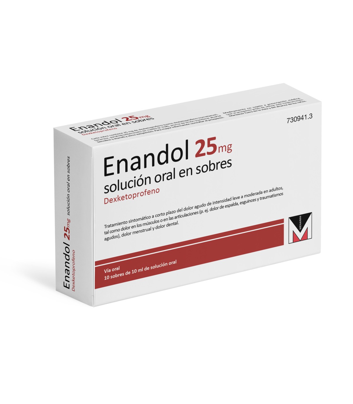 ENANDOL 25 mg 10 SOBRES SOLUCION ORAL 10 ml