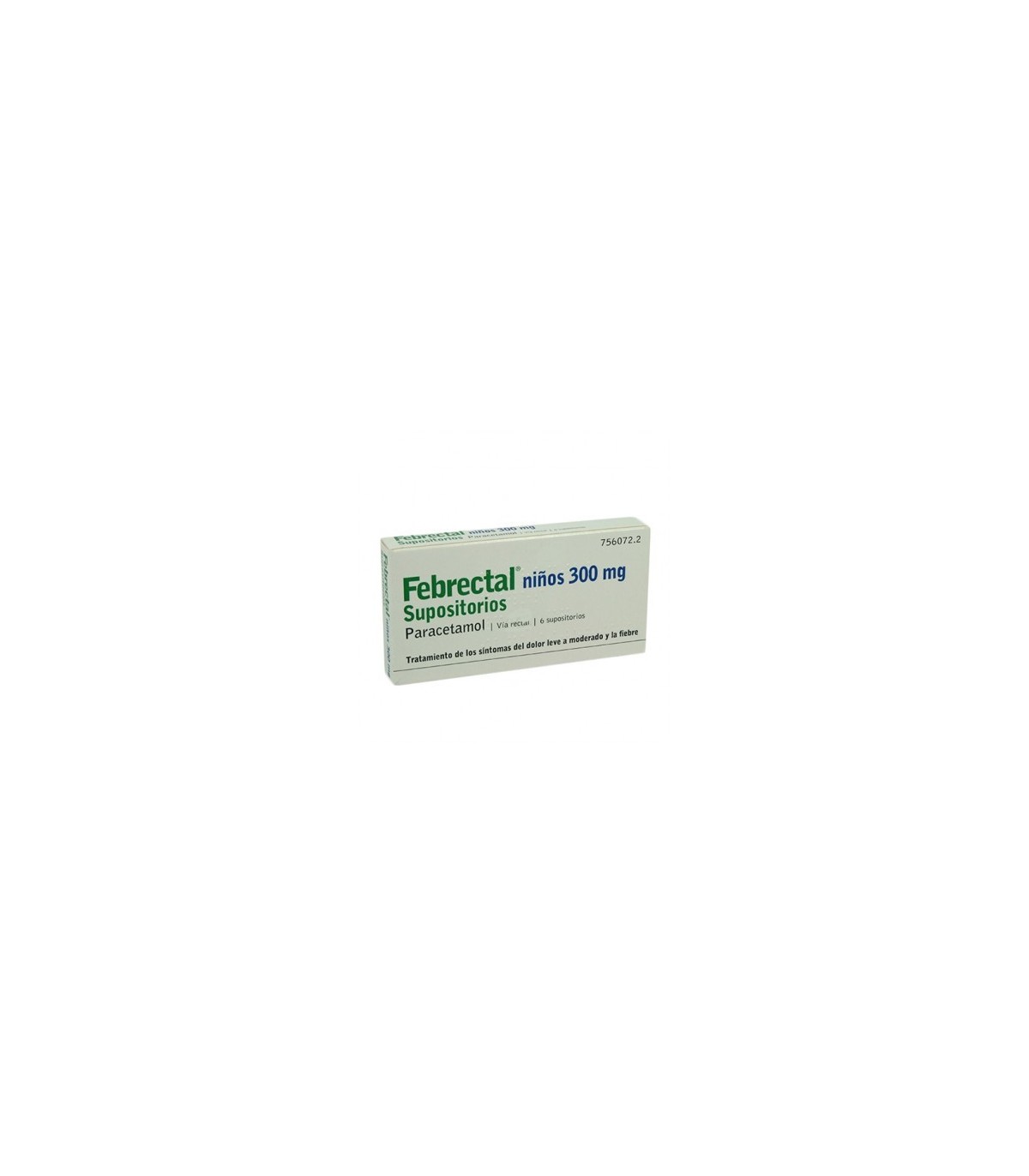 FEBRECTAL NIÑOS 300 MG 6 SUPOSITORIOS