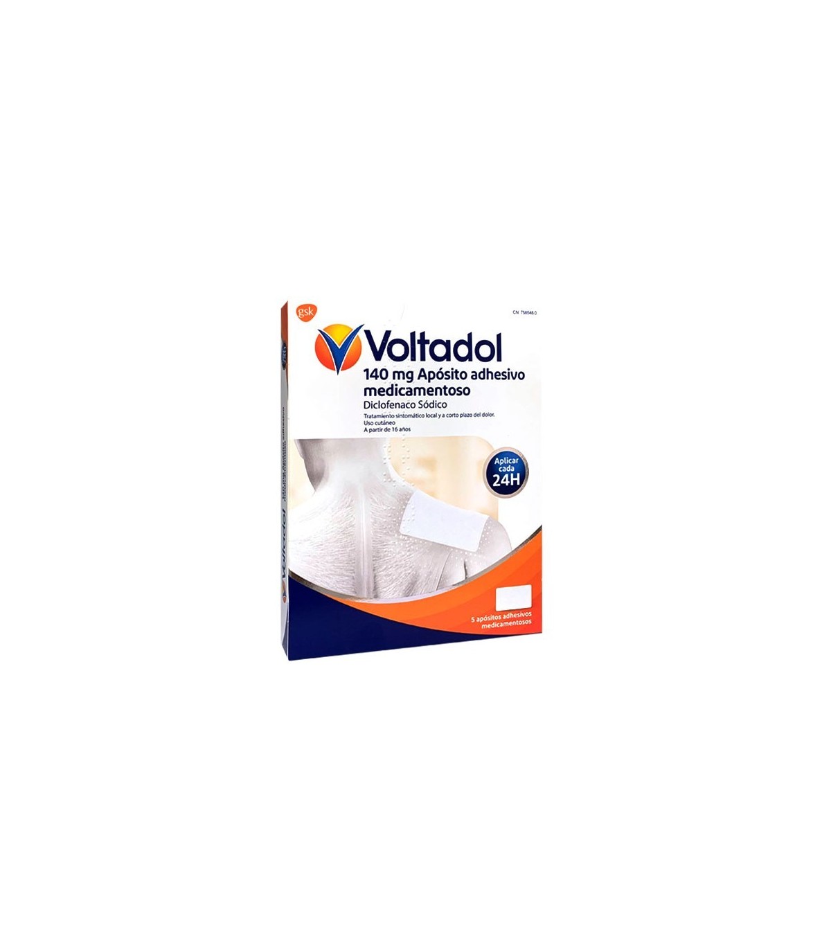VOLTADOL 140 mg 5 APOSITOS ADHESIVOS MEDICAMENTOSOS