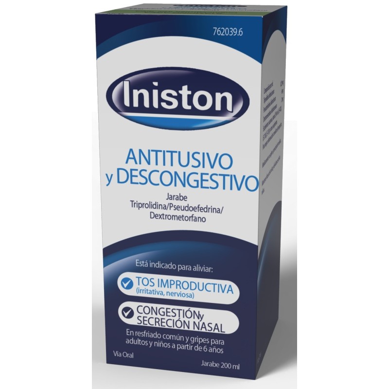 INISTON TOS Y CONGESTION JARABE 1 FRASCO 200 ml