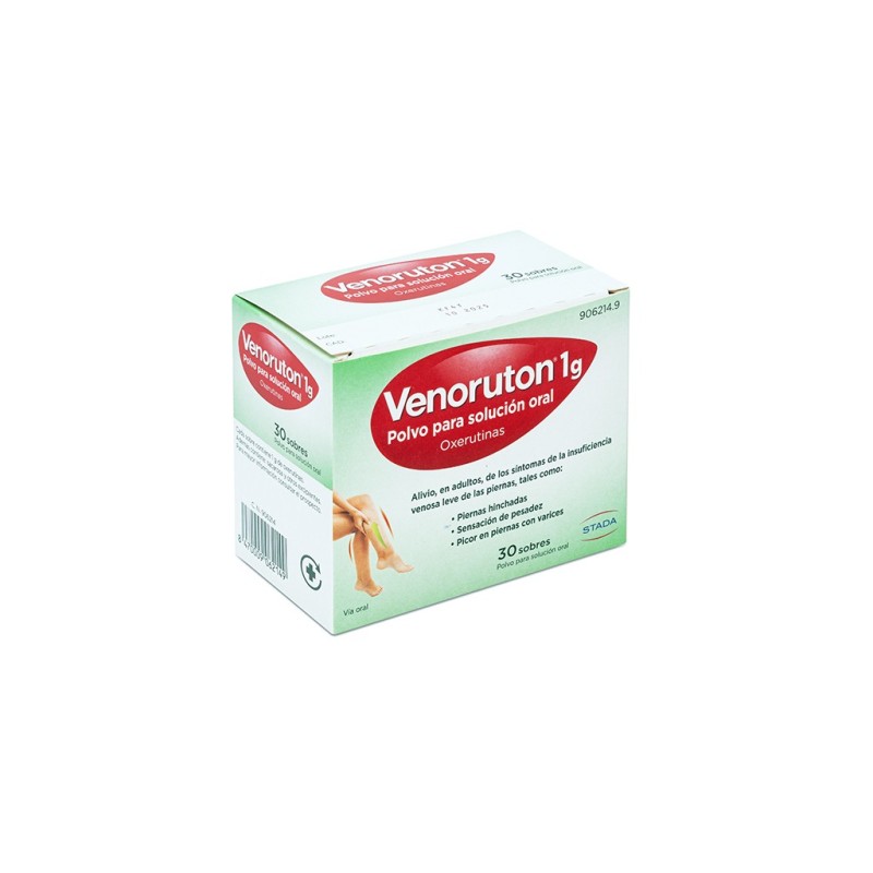 VENORUTON OXERUTINAS 1 g 30 SOBRES POLVO PARA SOLUCION ORAL