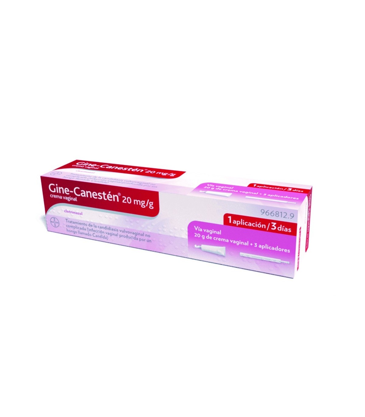 GINE-CANESTEN 20 MG/G CREMA VAGINAL 1 TUBO 20 G
