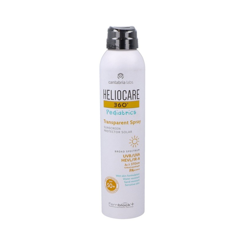 HELIOCARE 360 SPF 50+ PEDIATRICS SPRAY PROTECTOR SOLAR TRANSPARENTE 1 ENVASE 200 ML