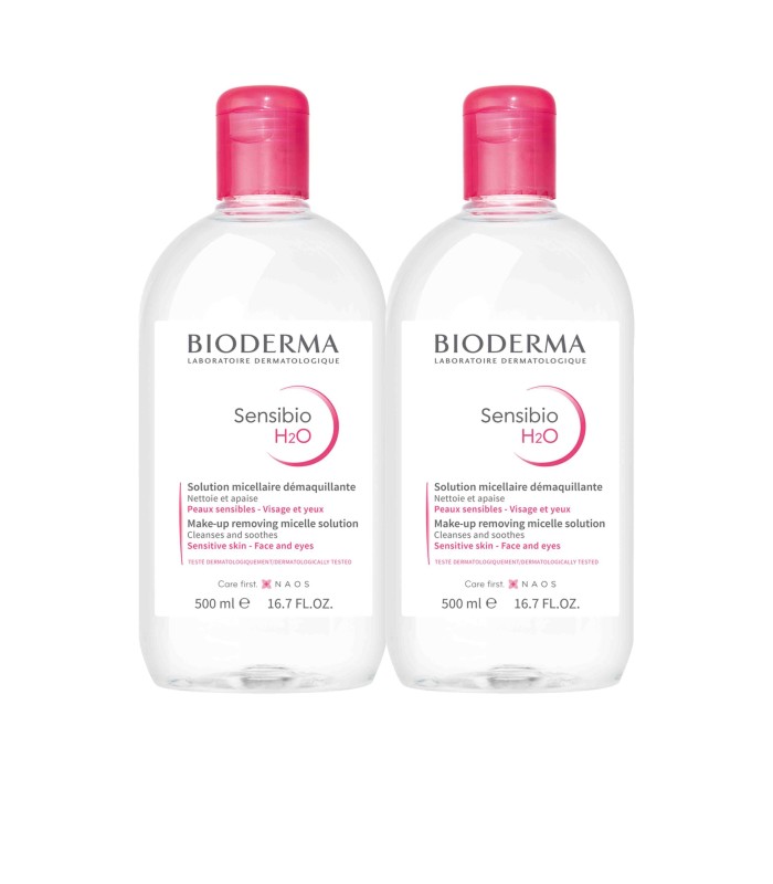 BIODERMA DUPLO SENSIBIO AGUA MICELAR 500ML+500ML