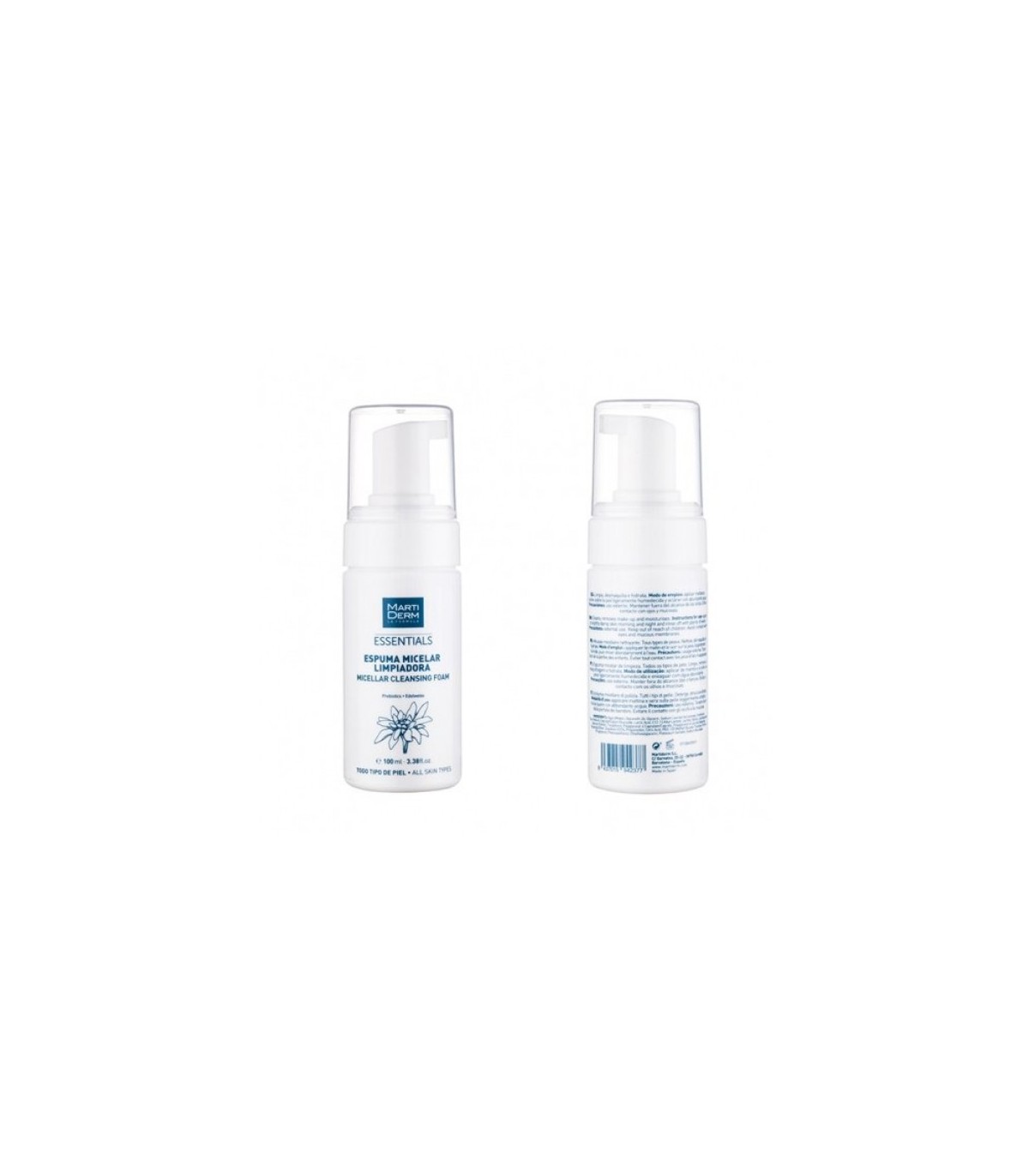 MARTIDERM ESPUMA MICELAR LIMPIADORA 1 ENVASE 100 ML