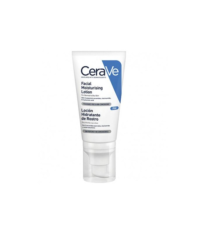 CERAVE LOCION HIDRATANTE DE ROSTRO PIEL NORMAL 52 ML