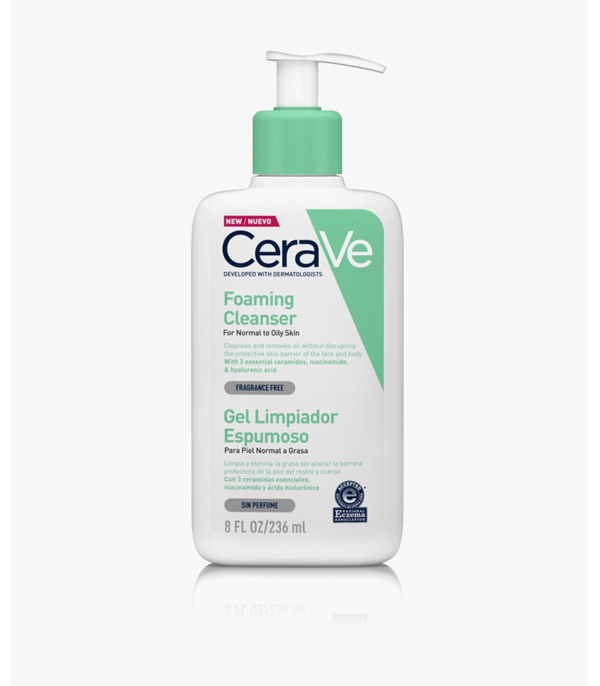 CERAVE GEL LIMPIADOR ESPUMOSO 236 ML