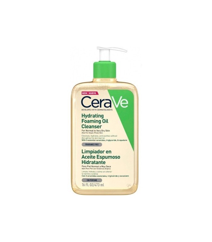 CERAVE LIMPIADOR ACEITE ESPUMOSO HIDRATANTE 473 ML