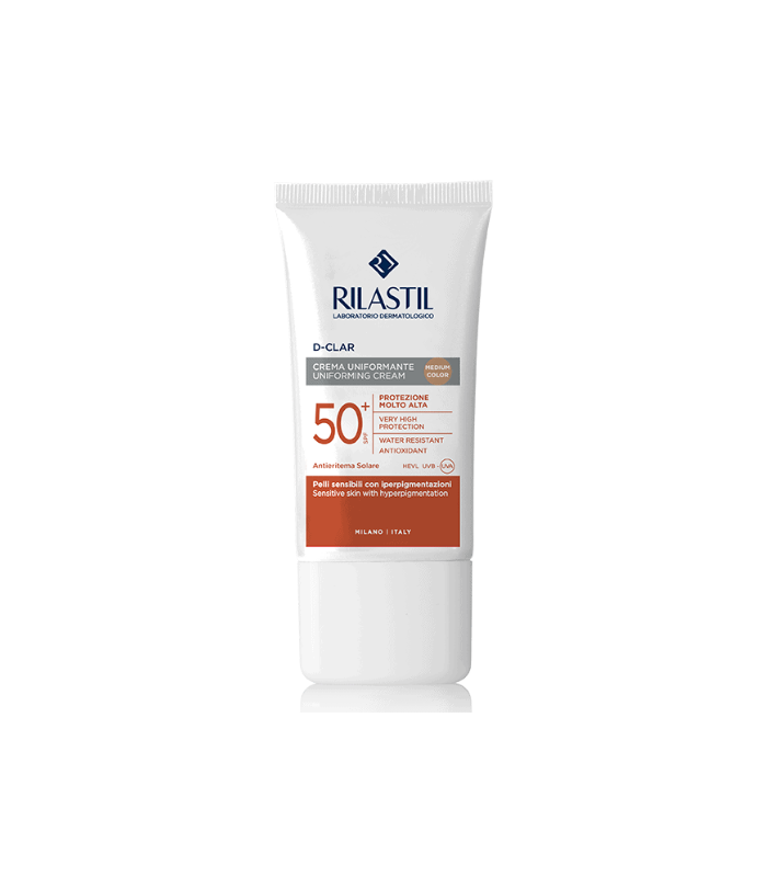 RILASTIL D-CLAR 50+ CREMA UNIFICANTE MEDIUM 1 ENVASE 40 ML
